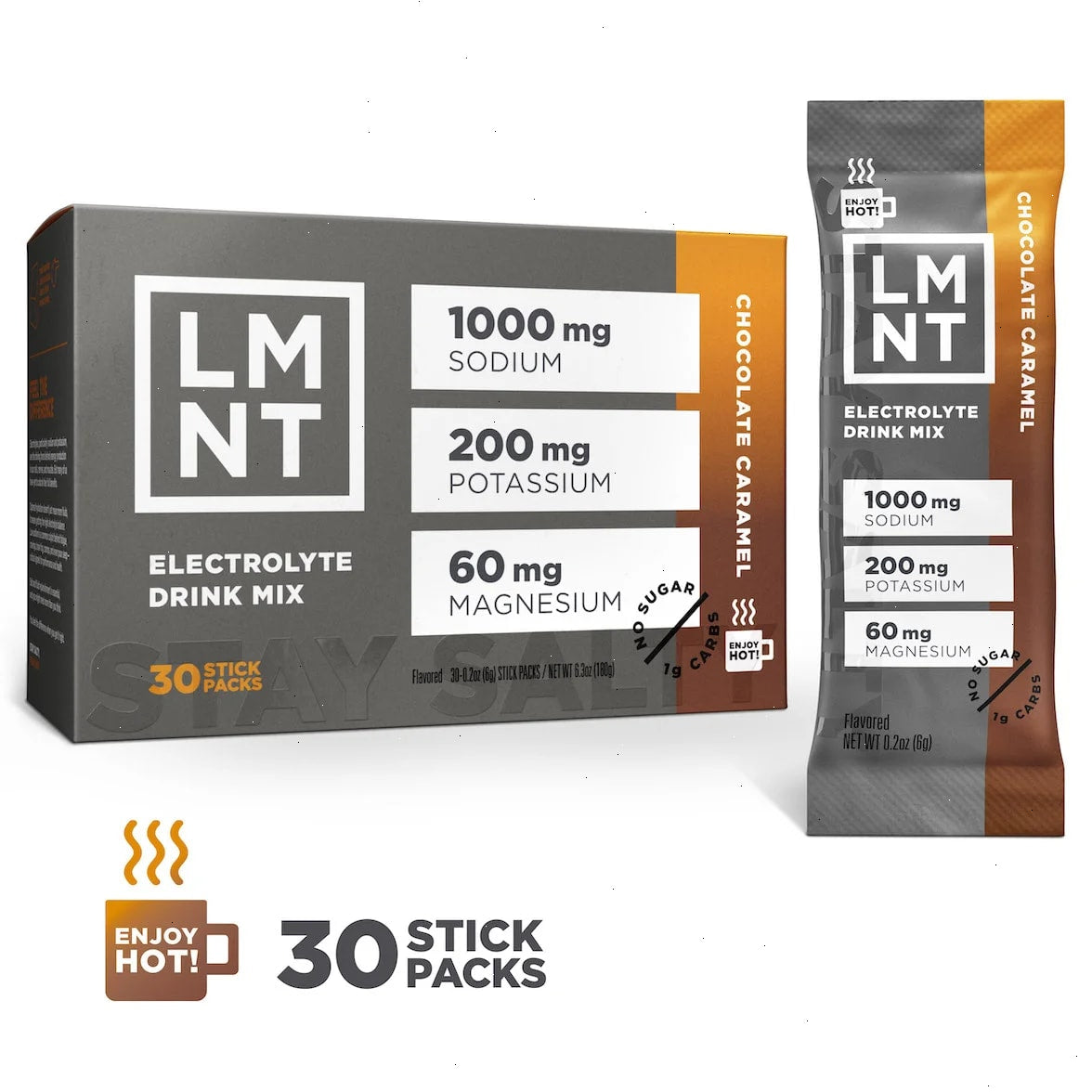 Chocolate Caramel - LMNT Zero-Sugar Electrolytes