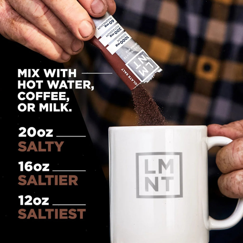 Chocolate Salt - LMNT Zero-Sugar Electrolytes