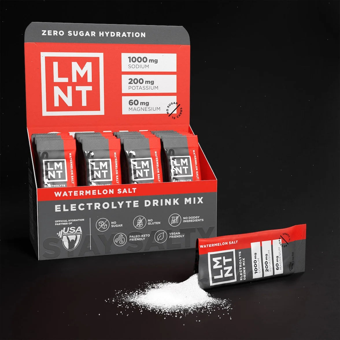 Watermelon Salt - LMNT Zero-Sugar Electrolytes